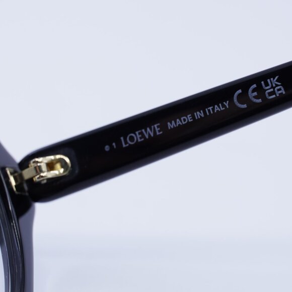 Loewe LW50072I 001 Eyeglasses Black 55mm Geometric Frame - Picture 9 of 10